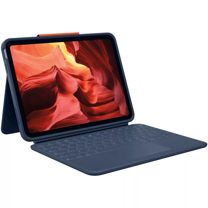 Logitech 920-011188 Blue – Dėklas su klaviatūra ir jutikliniu kilimėliu iPad