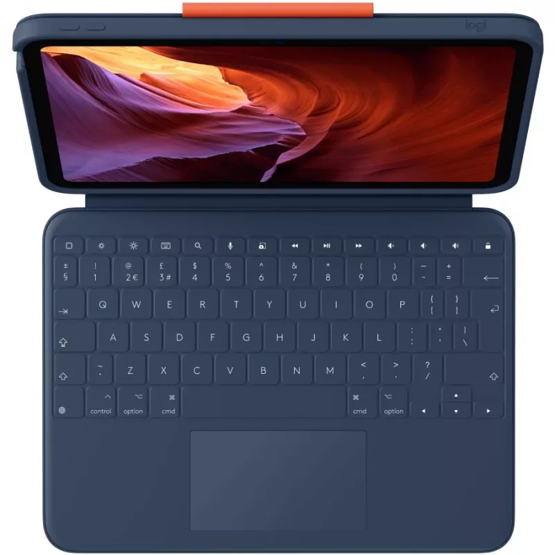 Logitech 920-011188 Blue – Dėklas su klaviatūra ir jutikliniu kilimėliu iPad