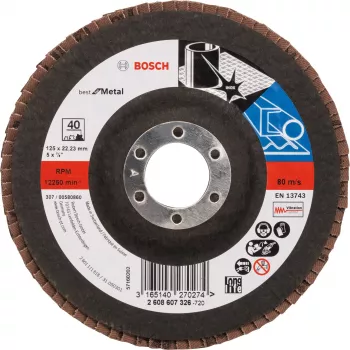 Priedas kampiniam šlifuokliui Bosch 2 608 607 326, skylės skersmuo 2,22 cm