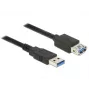 USB ilginimo laidas DeLOCK 85056 USB 3.2 Gen 1 2m USB A juodas