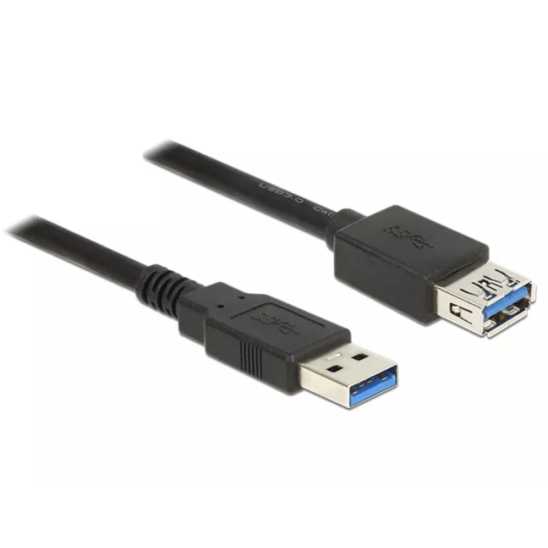 USB ilginimo laidas DeLOCK 85056 USB 3.2 Gen 1 2m USB A juodas