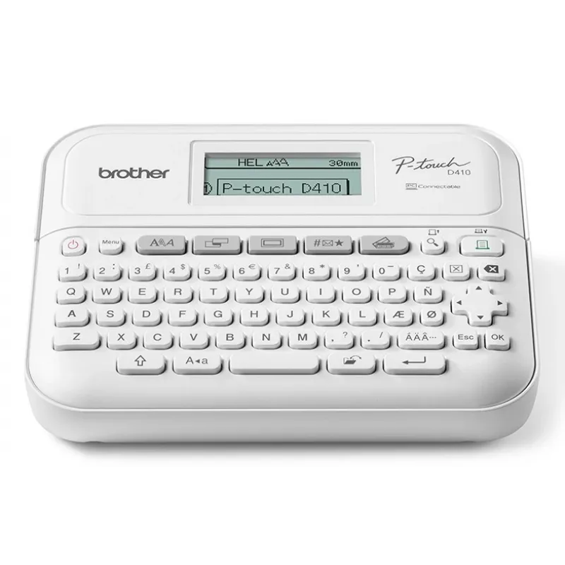 Brother PT-D410VP etikečių spausdintuvas ZINK (be rašalo) 180 x 180 DPI laidinis TZe QWERTY