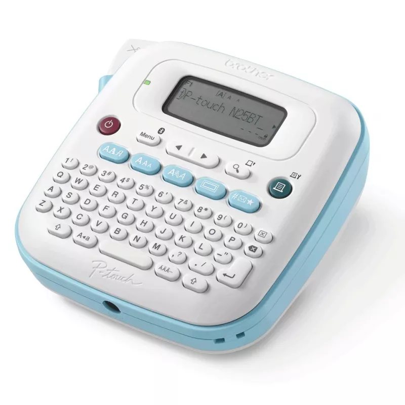 Etikečių spausdintuvas Brother PT-N25BT su Bluetooth ryšiu, kompaktiškas nešiojamas modelis