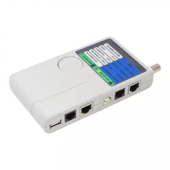 Alcasa GC-N0097 tinklo kabelių testeris UTP/STP pilkas (GC-N0097)