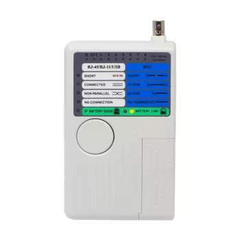 Alcasa GC-N0097 tinklo kabelių testeris UTP/STP pilkas (GC-N0097)