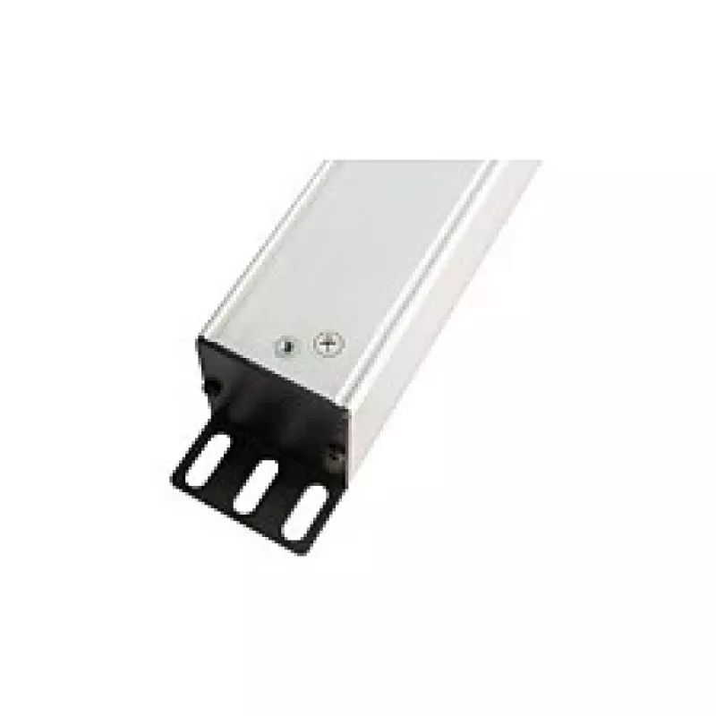 Ilgintuvas 48,30 cm (19 inch), 1HE, įžemintas kištukas į 8 įžemintus lizdus, apsauga nuo viršįtampių, jungiklis, aliuminio profilis, Good Connections® (GC-N0087)