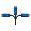 Good Connections GC 4520-CSF010B - Adapterinis laidas USB C į HDMI, 4K@60Hz, lankstus, 1,0 m