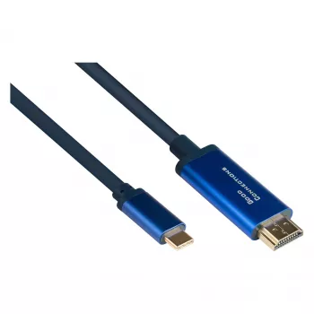 Good Connections 4520-CSF020B – 2 m USB-C į HDMI laidas, vyriškas–vyriškas, tiesus