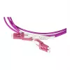 Šviesolaidinis jungiamasis laidas LWL Duplex OM4 (50/125) LC/LC, UNIBOOT, LSZH, reversinis poliškumas, atlaisvinimo skirtukas, 10 m, Good Connections® (LW-U810LC4)