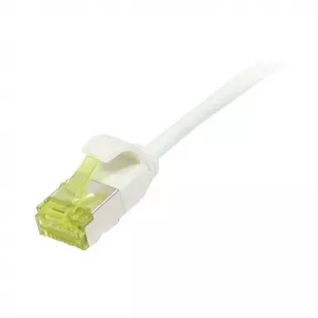 Patch laidas RJ45, CAT6A 500MHz, 5m, baltas, U/FTP, plonas apvalus d=3,8mm, TPE/LSZH (Superflex), AWG32, su Cat.7 žaliava, Synergy 21 (S217327V3)