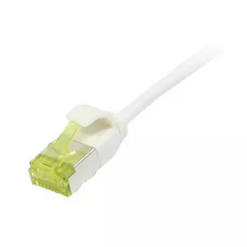 Pataisos laidas RJ45, CAT6A 500MHz, 10m, baltas, U/FTP, plonas apvalus d=3,8mm, TPE/LSZH (Superflex), AWG32, su Cat.7 žaliava, Synergy 21 (S217329V3)