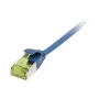 Synergy 21 Patch Laidas RJ45 CAT6A 500MHz 1,0m Mėlyna U/FTP plonas apvalus d 3,8mm