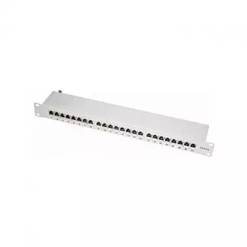 Synergy 21 Patch Panel 24xTP CAT6A 500MHz 19 inch šviesiai pilkas LSA