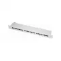 Synergy 21 Patch Panel 24xTP CAT6A 500MHz 19 inch šviesiai pilkas LSA