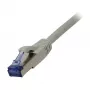 Patch kabelis RJ45 - CAT6A 500MHz - 7,5m - pilkas - S-STP (S/FTP) - AWG26 - LSZH - Synergy 21