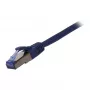 Patch kabelis RJ45 CAT6A 500MHz 0,5m mėlynas S-STP (S/FTP) AWG26 LSZH Synergy 21