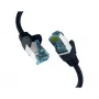 EFB-Elektronik RJ45 lizdo kabelis Cat.7 juodas 30 m S/FTP PIMF tinklo kabelis LAN DSL