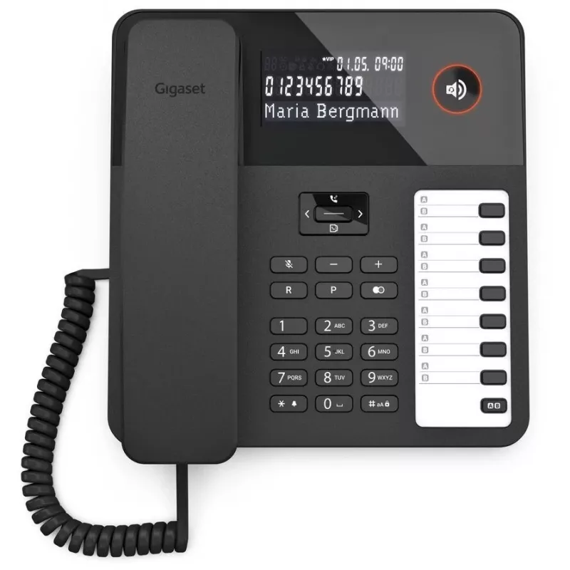 Gigaset Desk 600 juodas - Int.- Ware (S30350-H224-C101)