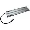 LC-Power LC-HUB-C-MULTI-8 USB-C stotelė su 3xUSB-A/2xUSB-C/HDMI/VGA/MicroSD/SD/RJ45/Garsu