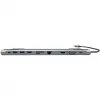 LC-Power LC-HUB-C-MULTI-8 USB-C stotelė su 3xUSB-A/2xUSB-C/HDMI/VGA/MicroSD/SD/RJ45/Garsu
