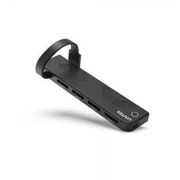 Docking stotelė UNITEK G1002D, skirta Nintendo Switch, laidinė, juoda