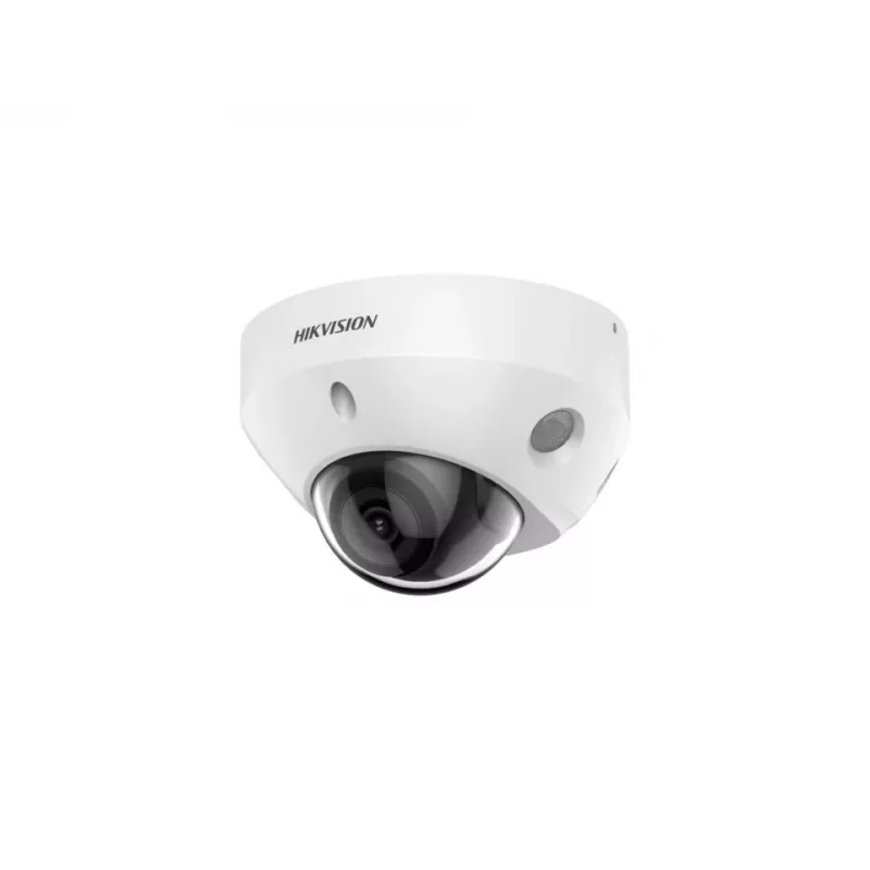 Mini kupolinė IP kamera – Diena/Naktis – 3840x2160 25fps – 2,8 mm – IR – Signalizacija – Garsas – IP67