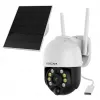IP stebėjimo kamera Foscam B4 Dome 4 MP (2560×1440), Wi‑Fi 2.4 GHz, IP65, Saulės baterija + Akumuliatorius 5000 mAh, 355° pasukimas, 90° pakreipimas