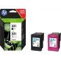 HP 301 - 2 vnt. rinkinys - Juoda, Spalvota (Cian, Magenta, Geltona)