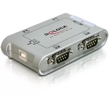 DeLOCK 87414 USB 2.0 į 4 prievadų RS-232 serijinis adapteris
