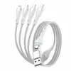 4smarts 541024 USB kabelis 1,2 m USB A / USB C / Micro USB / Lightning baltas (541024)