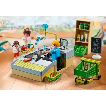 Playmobil Supermarket 71648 Prekybos centras, įvairiaspalvis plastikas, 3-4 metams