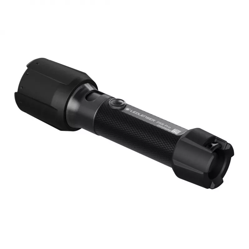 LED Lenser P5R Pro rankinis įkraunamas LED žibintuvėlis, juodas, modelis 503101
