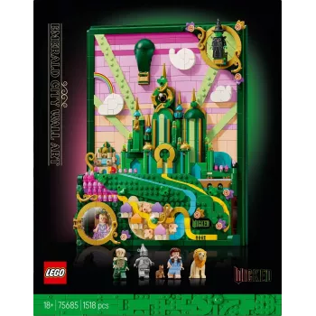 Statybiniai blokeliai Wicked 75685 Obraz Smaragdinis miestas
