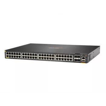 HPE Aruba 6300F - Valdomas L3 tinklo jungiklis - 48 prievadai PoE+ + 4 SFP56 50GbE - montuojamas į stelažą
