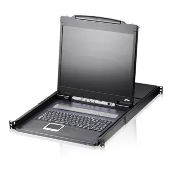 KVM jungiklis ATEN CL1308N, 19 colių LCD, 1U, juodas