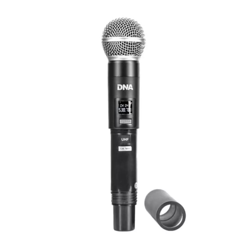 DNA WM4 Vocal Set - belaidžių mikrofonų rinkinys (4 nešiojami siųstuvai, UHF garso sistema)