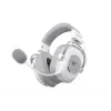 Ausinės ant galvos HAVIT H2002YG – belaidės 2.4G, Bluetooth, laidinės, 20–20 000 Hz, 10 m atstumas, 257 g (balta/pilka)