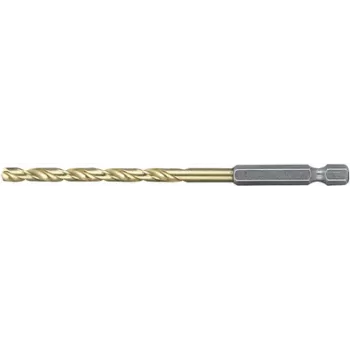 Makita D-14956 HSS TiN metalinis grąžtas 1 vnt 4,2 mm Visas ilgis 95 mm Titano danga 1/4 colio