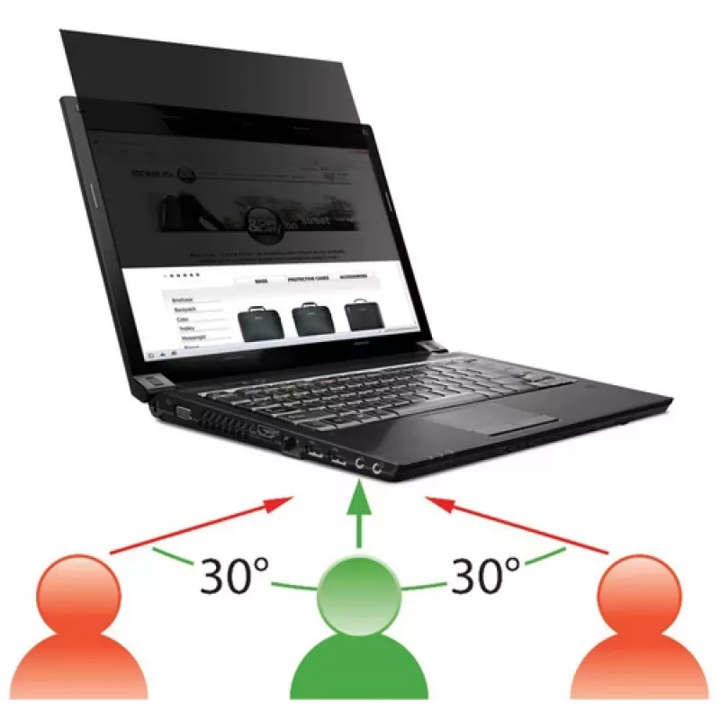 Mobilis privatumo filtras nešiojamam kompiuteriui – 39,6 cm (15,6 colių) plačiaekranis
