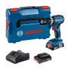 Bosch GSB 18V-45 Professional - Akumuliatorinis sraigtasukis su smūgio mechanizmu - 2 greičiai - Raketinis griebtuvas 13 mm - 45 N·m - 2 akumuliatoriai - 18 V
