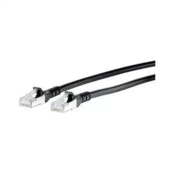 METZ CONNECT Patch kabelis Cat.6A AWG26 80m juodas - Tinklo kabelis - CAT 6a (130845H000-E)