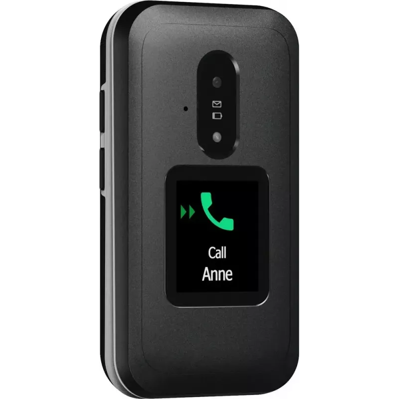 Doro Leva E30 sulankstomas telefonas 2,8 colio 1150 mAh juoda balta
