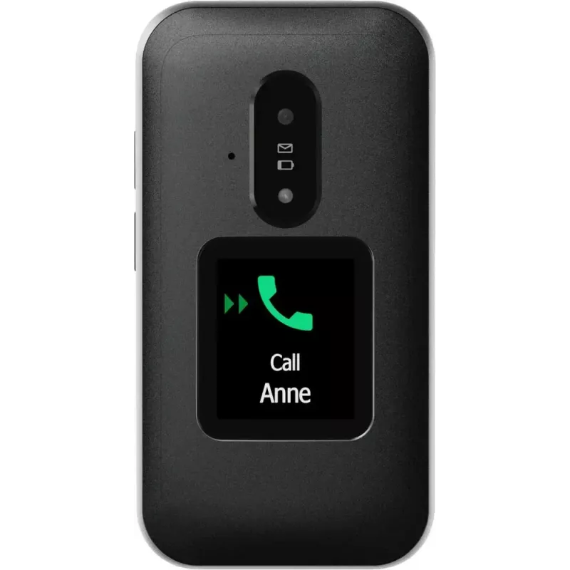 Doro Leva E30 sulankstomas telefonas 2,8 colio 1150 mAh juoda balta