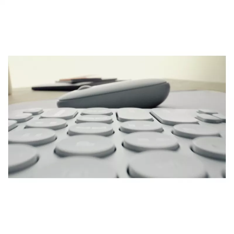 Logitech Pebble 2 Combo klaviatūra ir pelė RF belaidis + Bluetooth QWERTZ vokiškas rožinis (920-012205)