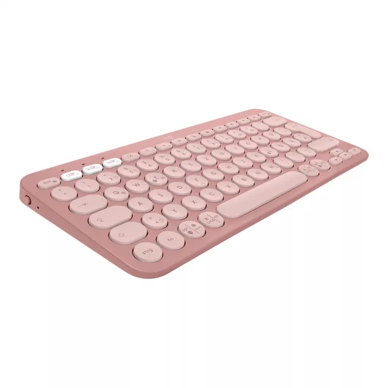 Logitech Pebble 2 Combo klaviatūra ir pelė RF belaidis + Bluetooth QWERTZ vokiškas rožinis (920-012205)