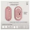 Logitech Pebble 2 Combo klaviatūra ir pelė RF belaidis + Bluetooth QWERTZ vokiškas rožinis (920-012205)