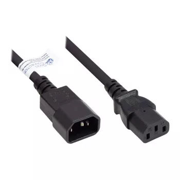 Good Connections P1430-S005 - 0,5 m - C14-Koppler - C13-Koppler - H05VV-F - 250 V - 10 A