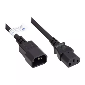 Good Connections P1430-S020 - 2 m - C14-Koppler - C13-Koppler - H05VV-F - 250 V - 10 A