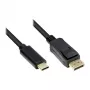 Good Connections GC-M0106 - 2 m - USB Type-C - DisplayPort - Kištukas - Kištukas - Auksuotas