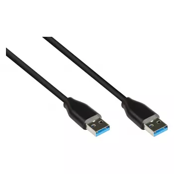 Good Connections 2831-AA010S – 1 m USB A – USB A laidas, USB 3.2 Gen 2 (3.1 Gen 2), 10 000 Mbit/s, juodas